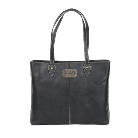 Trafalgar Leather Shopper Vingage Black