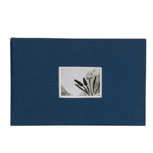 UniTex Book Bound Album Screwed 19x14 cm blue