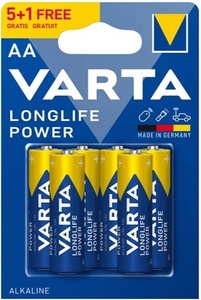 Varta AA Alkaline batterijen (5+1 blister)
