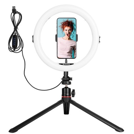 Agfaphoto 11 inch (28 cm) ringlamp met bluetooth remote