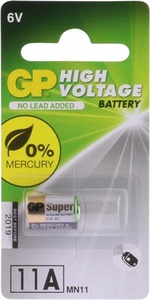 11A GP Alkaline rondcel hoog voltage 6V 1 stuk