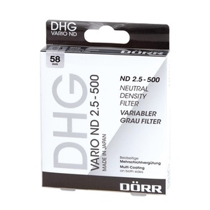 DHG Variable ND2.5 - ND500 Filter 58mm