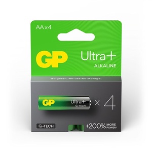 AA batterij GP Alkaline Ultra Plus 1,5V 4 stuks