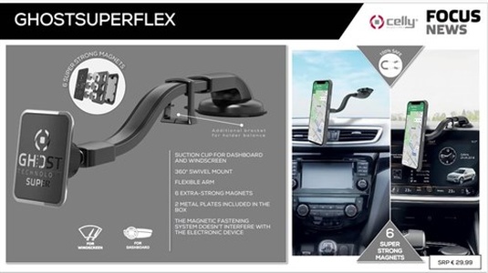 Autohouder - GHOST SUPER FLEX - Magneet