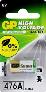 476A GP Alkaline rondcel hoog voltage 6V 1 stuk
