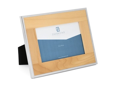 Fotolijst Orléans, 10x15 cm hout met zilver