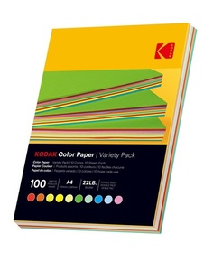 KODAK 100 vel kleuren papier 80g/m², A4 (10x 10 kleuren)