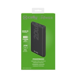 POWERBANK PD20W 10.000 mAh EVO zwart