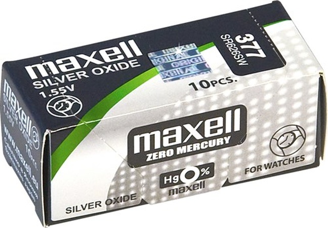 Maxell Horloge batterij 377 - SR626SW - 1PC EU MF - High Dra