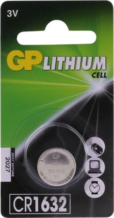 CR1632 GP Lithium knoopcel 3V 1 stuk