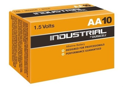 81500 Duracell Industrial AA LR6 MN1500 10 Pak