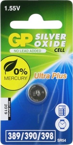 SR1130W 389 GP Silver Oxide horlogebatterij 1,55V High drain