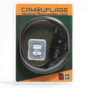 Camouflage Anti-Diefstal slot + 64GB Geheugenkaart DEAL!