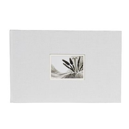 UniTex Book Bound Album Screwed 19x14 cm white