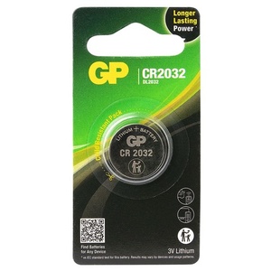 CR2032 GP Lithium knoopcel 3V 1 stuk