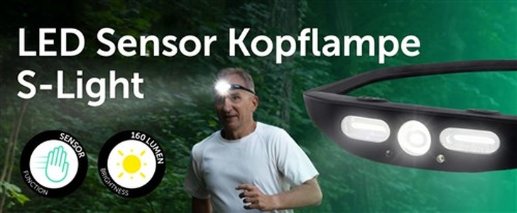 LED SENSOR KOPFLAMPE S-LIGHT