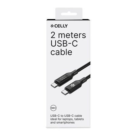 C to C CABLE 100W 2 Meter incl. DISPLAY