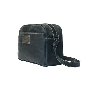  Trafalgar Leather Bag Compact Vintage Black