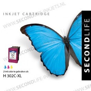SecondLife - HP 302 XL Color