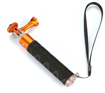 Brofish Selfie Pole Small orange 19-45cm w/ Universal Mount