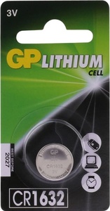 CR1632 GP Lithium knoopcel 3V 1 stuk