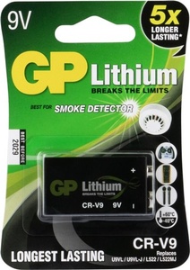 9V batterij GP Lithium 9V 1 stuk