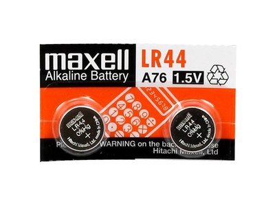 Maxell LR 44 ( A76) pak 10 (afloopdatum 06-2024)