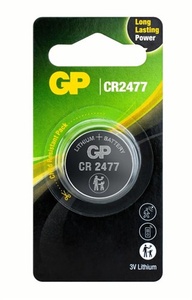GPCR2477E-2CPU1  Lithium Button CR2477 C1 afmeting 24x7,7 mm
