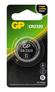 GPCR2320E-2CPU1 Lithium Button CR2320 C1 afmeting 23x2,0 mm