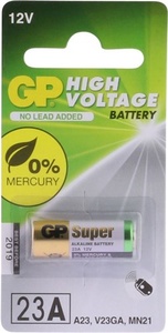 23A GP Alkaline rondcel hoog voltage 12V 1 stuk