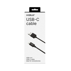 1 meter kabel USB TO USB-C zwart