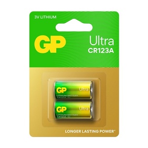 CR123A batterij GP Ultra Lithium 2 stuks