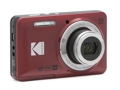 FZ55  5x Zoom CMOS, FHD, Li-ion, rood