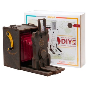 JollyLook DIY Pinhole Mini Camera Kit, HOUT, donker bruin