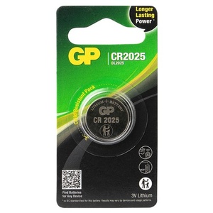 CR2025 GP Lithium knoopcel 3V 1 stuk