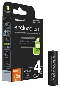 Eneloop Pro AA 2500 mAh blister 4
