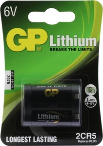 2CR5 batterij GP Lithium 1 stuk