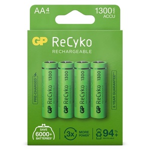 NiMH AA 1300 mAh blister 4
