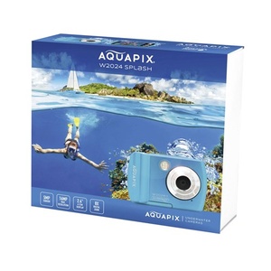 Aquapix W2024-I "Splash" Iceblue, onderwatercamera