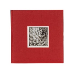 UniTex Book Bound Album 23x24 cm red