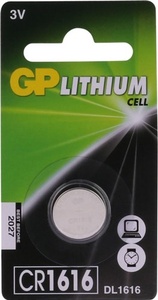 CR1616 GP Lithium knoopcel 3V 1 stuk