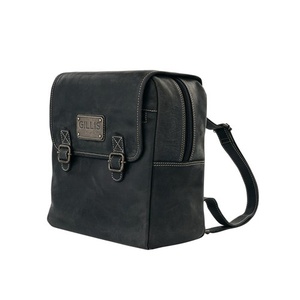 Trafalgar Knapsack Leather Backpack vintage black