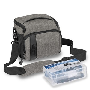 PEDEA Camera Tas Large FASHION PRO (licht) grijs