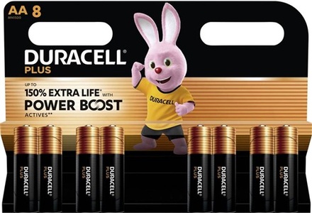 Duracell Plus Power Boost AA 8 pack