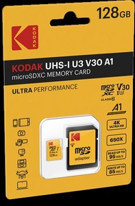 Kodak mSD 128GB UHS-I U3 V30 Ultra