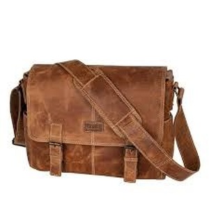 Kapstadt Leather Photo Bag Small Cognac