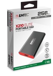 Emtec SSD 3.2Gen2 X210 256GB Portable