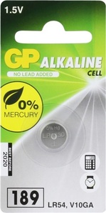 189 GP Alkaline knoopcel 1,5V 1 stuk