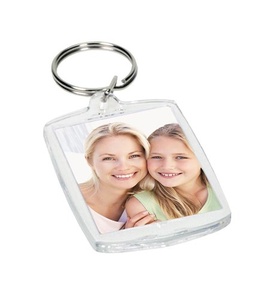 Foto-Schlüsselanhänger 35x45mm aus Acryl 60 Stück
