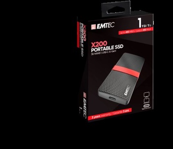 Emtec External SSD 3.2Gen1 X200 1TB Portable